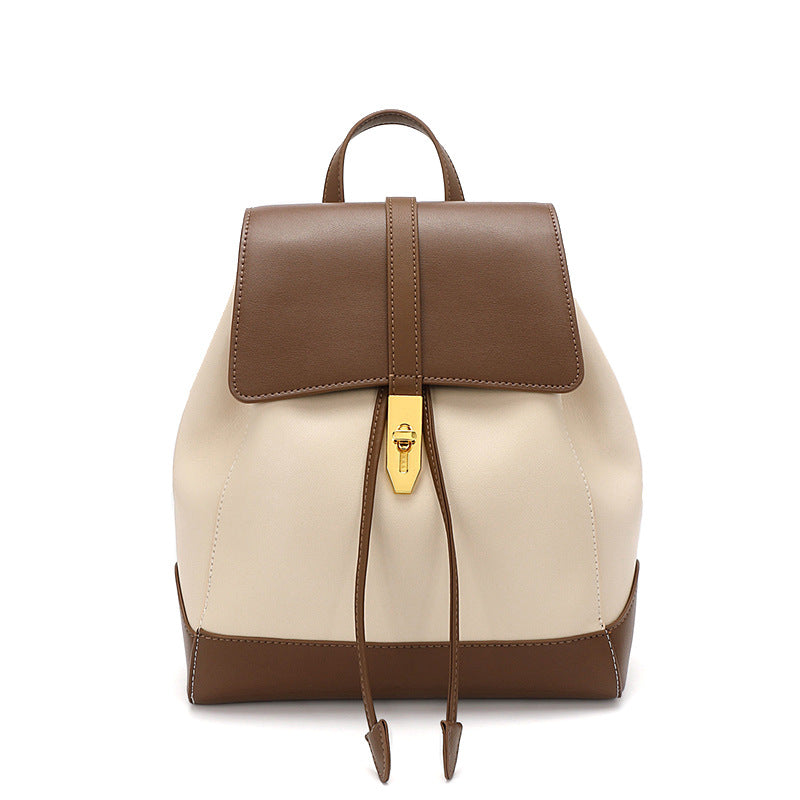 New Fashion Cowhide Backpack Women's Backpack