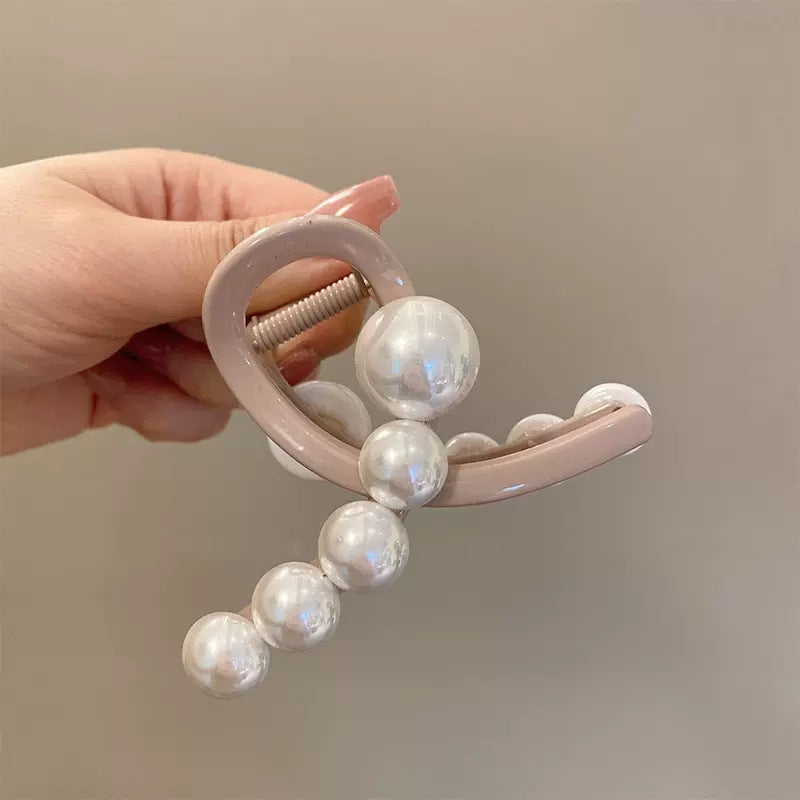 Simple Hairpin Women's 2023 New Pearl Hairpin Headwear